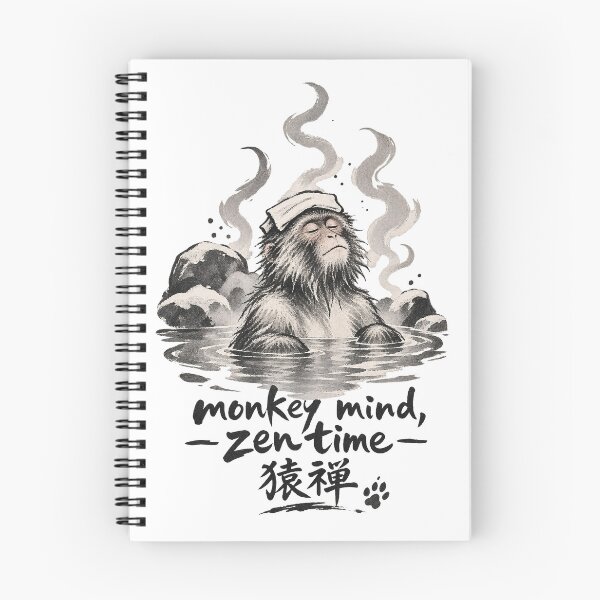 Item preview, Snow Monkey Onsen Zen Time designed and sold by tollaru.