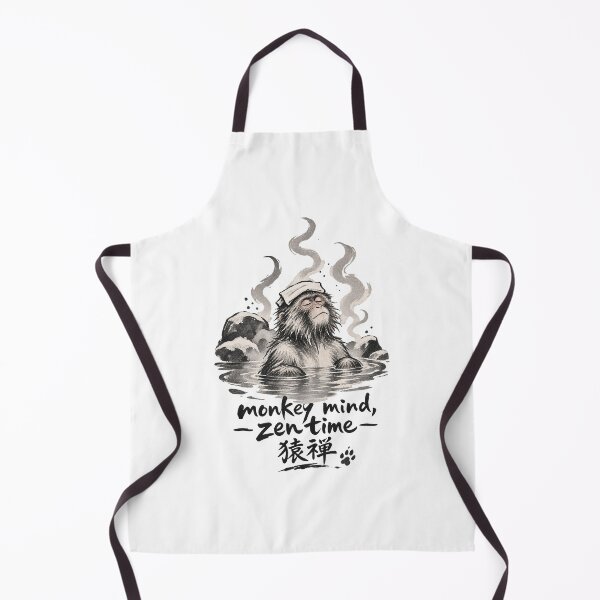 Item preview, Snow Monkey Onsen Zen Time designed and sold by tollaru.
