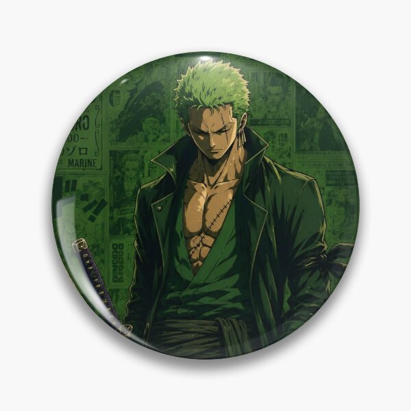Item preview, Zoro | Green Haired Three Sword Warrior – Dark Samurai Anime Aesthetic designed and sold by Dyan4.