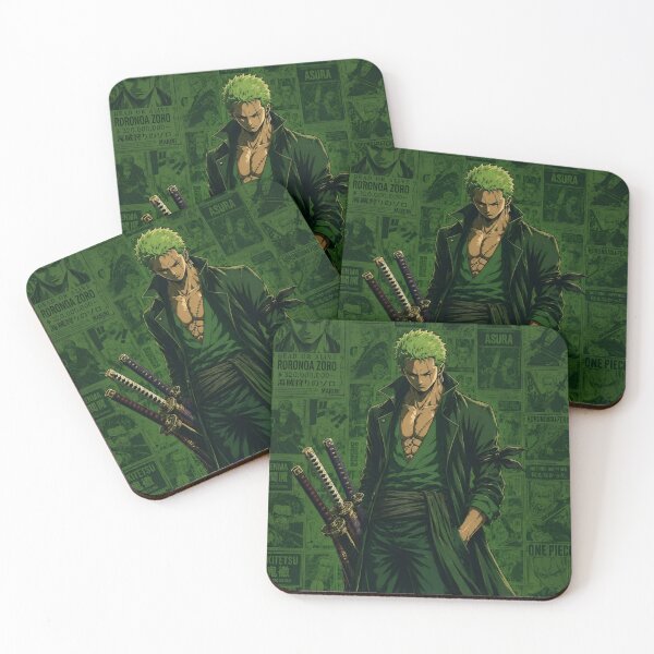 Item preview, Zoro | Green Haired Three Sword Warrior – Dark Samurai Anime Aesthetic designed and sold by Dyan4.