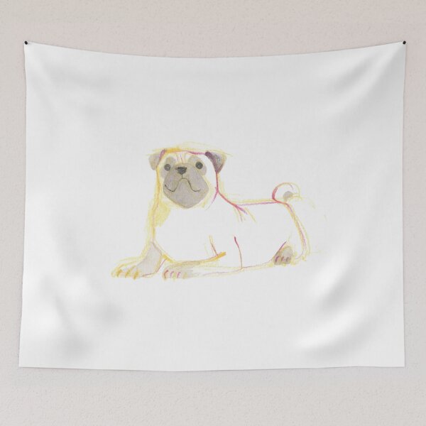 Item preview, Cute Minimalist Pug Dog designed and sold by ijizojiv.
