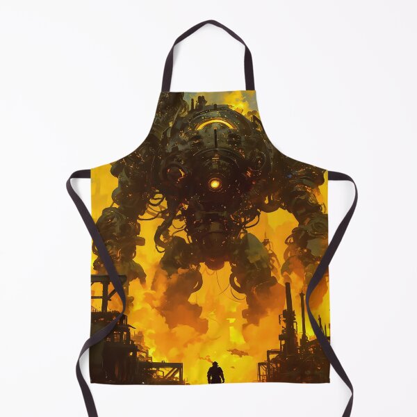 Item preview, Paisaje urbano gigante de mechas designed and sold by chastitysblai.