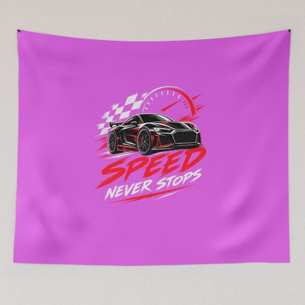 Item preview, Red Racing Sports Car Speed Graphic designed and sold by Artbysarmina.
