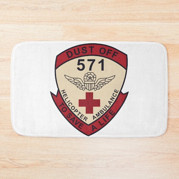 Item preview, US Army 571st Medical Detachment Dust Off Helicopter Ambulance Shield Emblem designed and sold by CharlieDesings.