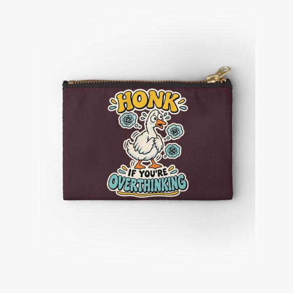 Item preview, Honk If You're Overthinking Funny Anxious Goose designed and sold by lemonfishing.