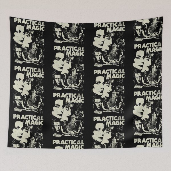 Item preview, Practical Vintage Magic Witchy Sisters Retro Movie Design designed and sold by OddPopARt.