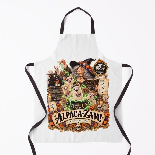 Artikelvorschau, MISS HEARD'S - ✨MISSVERSTÄNDLICHE MAGIE-KOLLEKTION✨ - DER HALLOWEEN-BESCHWÖRUNG - ALPACA-ZAM entworfen und verkauft von WheelieGdArt.