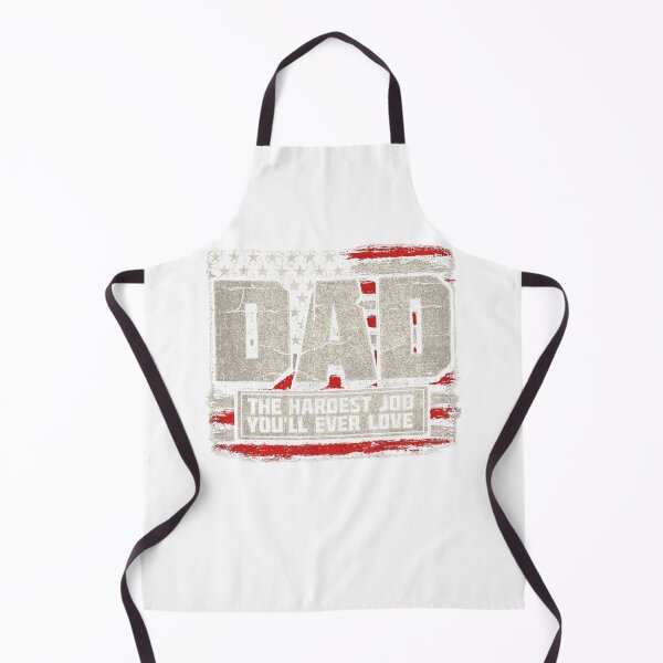Item preview, Dad The Hardest Job You'll Ever Love Patriotic Vintage Father Design designed and sold by luffyShop1.