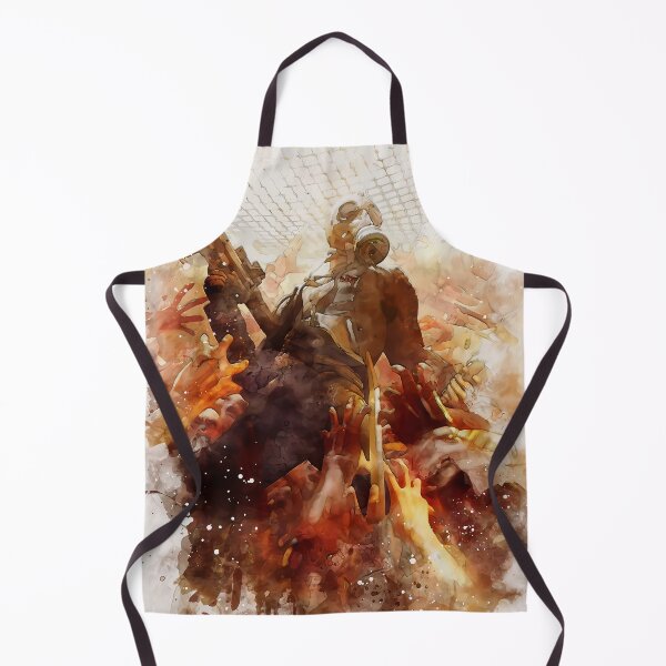 Item preview, Dynamic Warrior Surrounded by Fiery Elements designed and sold by chastitysblai.