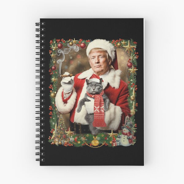 Item preview, Funny Donald Trump Santa Claus Cat Cigar Ugly Christmas designed and sold by schoolofbullies.