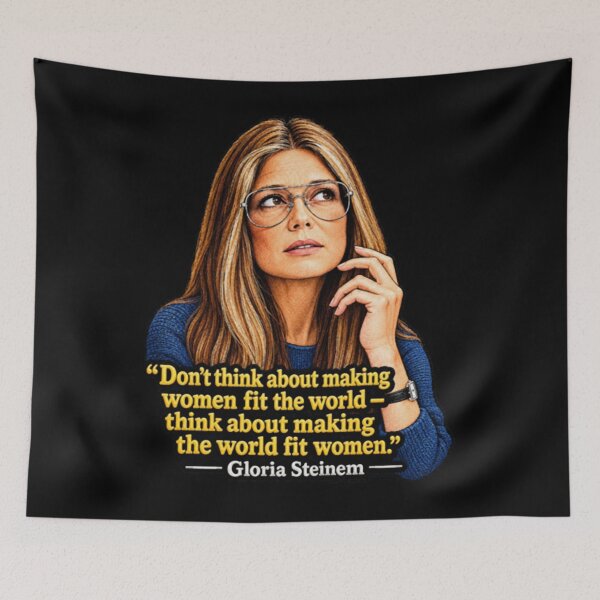 Item preview, gloria-steinem-1934-2026 designed and sold by ByakuranRegan.