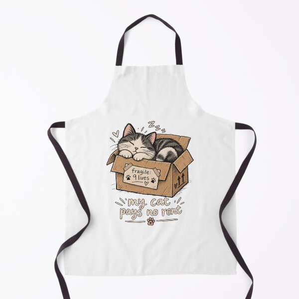 Item preview, My Cat Pays No Rent In Boxes designed and sold by tollaru.