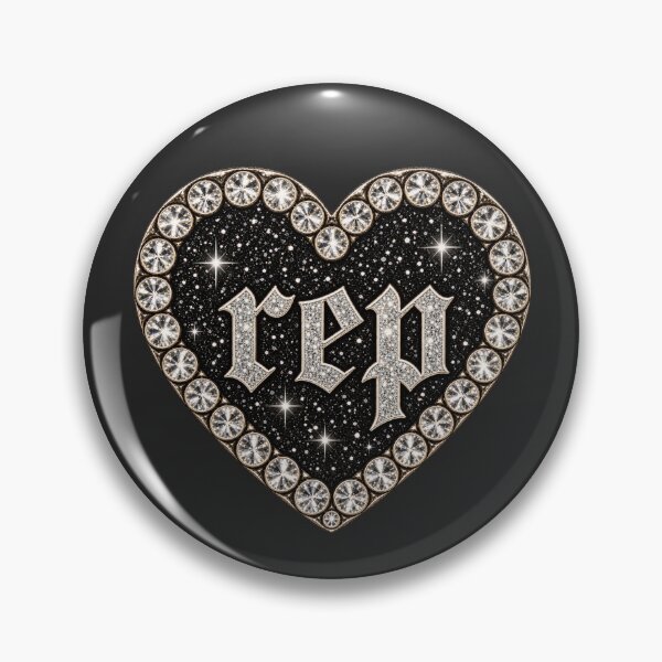 Item preview, REP Rhinestone Heart TS Reputation designed and sold by taylorvinyls.