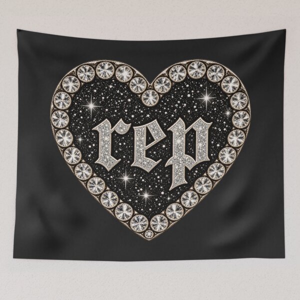Item preview, REP Rhinestone Heart TS Reputation designed and sold by taylorvinyls.
