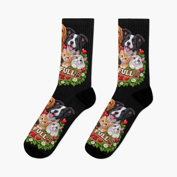 Item preview, Paws Full of Love – Cute Cats and Dogs designed and sold by TroviTutto.