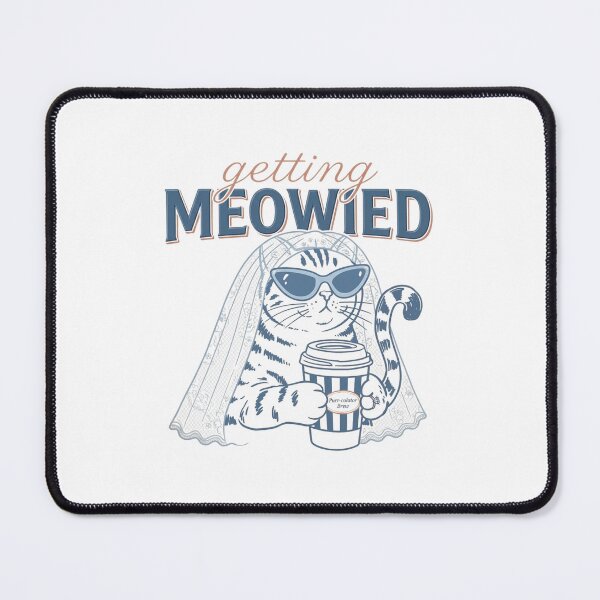 Item preview, Getting Meowied Cat Bride Coffee Bachelorette Cat Lover designed and sold by MotivaChic.