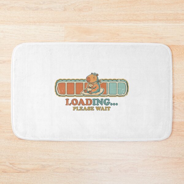 Item preview, Funny Capybara Loading Please Wait Retro Vintage Gift designed and sold by Arc2020.
