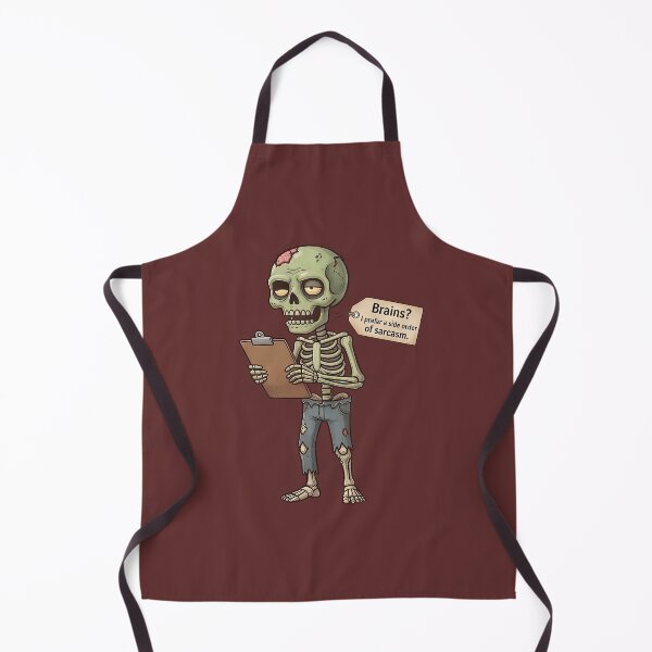 Item preview, Sarcastic Zombie Brains Design designed and sold by NadinArtStudio.