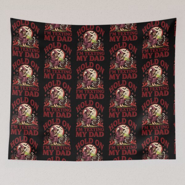 Item preview, Hold On I’m Texting My Dad Halloween Dark Sarcasm designed and sold by Redgiant87x.