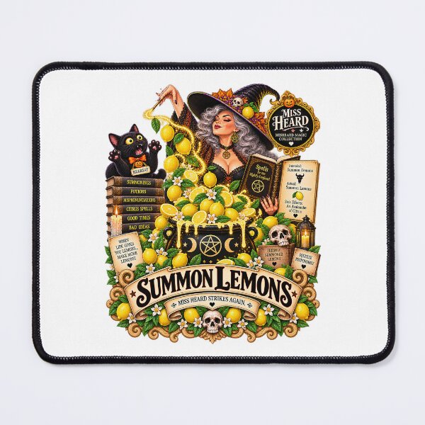 Item preview, MISS HEARD'S - ✨MISHEARD MAGIC COLLECTION✨ - THE HALLOWEEN INCANTATION - SUMMON LEMONS designed and sold by WheelieGdArt.