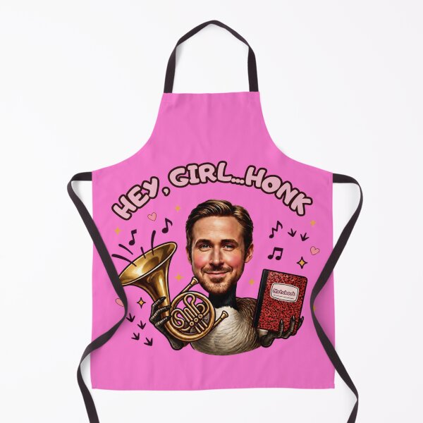 Item preview, Hey, Girl...Honk French Horn Notebook Ryan Gooseling Meme Design designed and sold by MakersFolly.