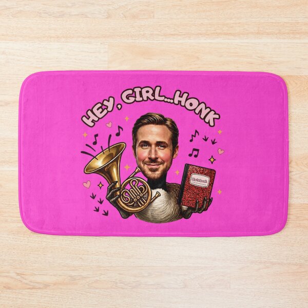 Item preview, Hey, Girl...Honk French Horn Notebook Ryan Gooseling Meme Design designed and sold by MakersFolly.