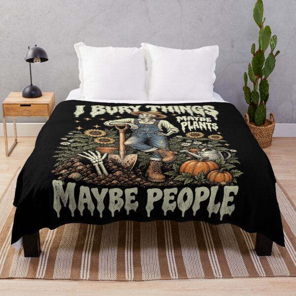 Item preview, I Bury Things Maybe Plants Maybe People Skeleton designed and sold by schoolofbullies.