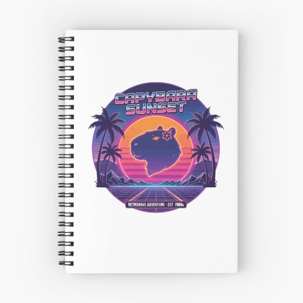 Item preview, Okay I Pull Up Retro Capybara Sunset Tropical designed and sold by Arc2020.