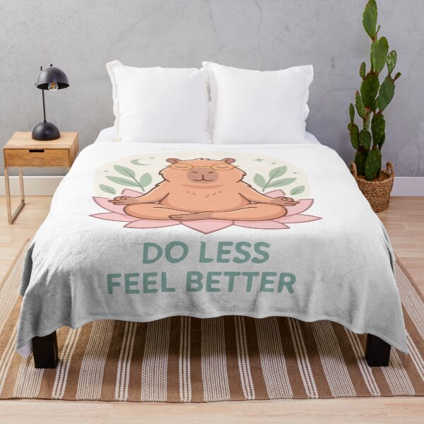 Item preview, Capybara Life Coach Do Less Feel Better Funny Gift designed and sold by Arc2020.