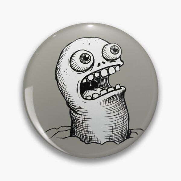 Item preview, Copy of Weird Creature Hatching Crosshatch Monster Doodle designed and sold by BitDoodle.