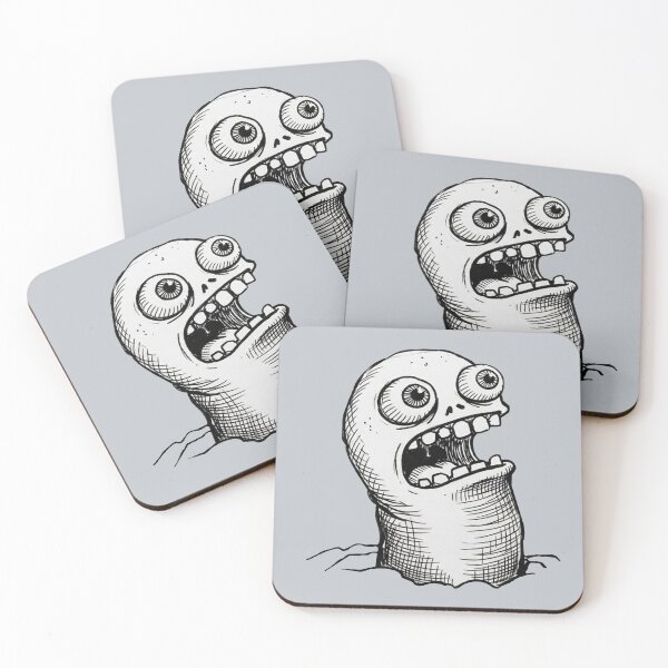 Item preview, Copy of Weird Creature Hatching Crosshatch Monster Doodle designed and sold by BitDoodle.