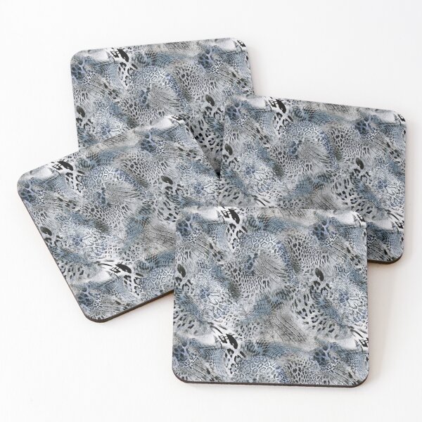 Item preview, Mixed Snow Leopard and Snake Skin Pattern designed and sold by EK EXCLUSIVE.