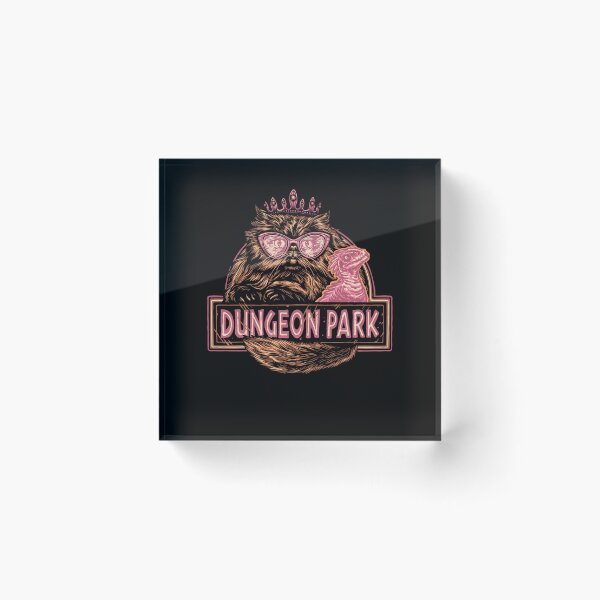 Item preview, Dungeon Park Gorilla Crown Pink Flamingo Funny Fantasy Design designed and sold by OddPopARt.