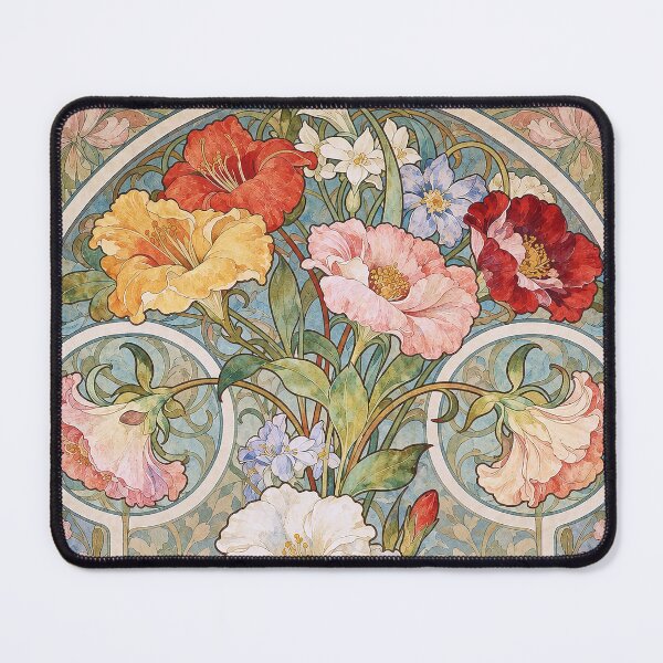 Item preview, Alphonse Mucha Flowers 1896 designed and sold by maniacfitness.