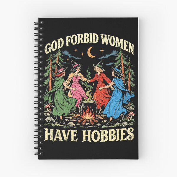 Item preview, God Forbid Women Have Hobbies Funny Witch Coven designed and sold by Ortigzitoun.