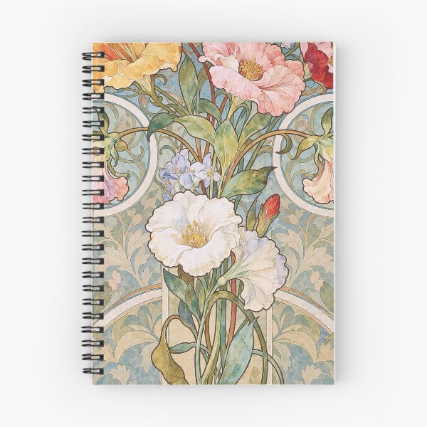 Item preview, Alphonse Mucha Flowers 1896 designed and sold by maniacfitness.