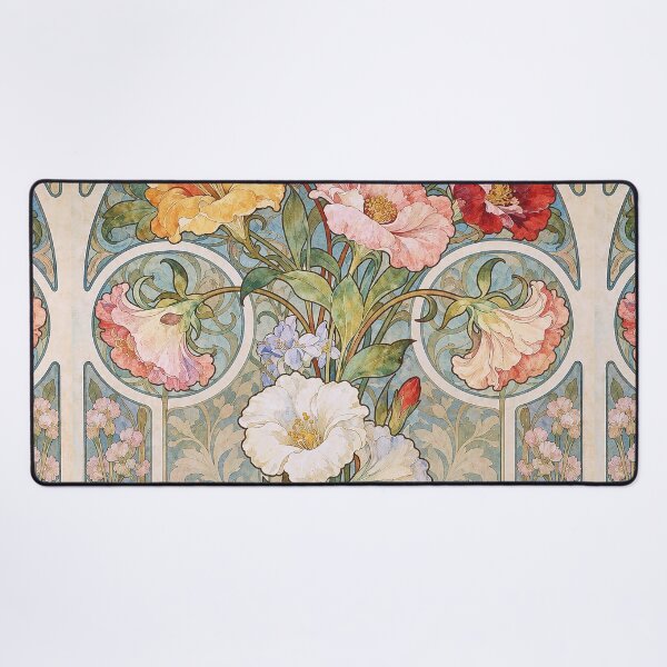 Item preview, Alphonse Mucha Flowers 1896 designed and sold by maniacfitness.