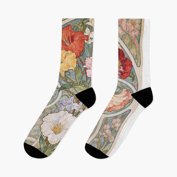 Item preview, Alphonse Mucha Flowers 1896 designed and sold by maniacfitness.