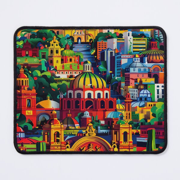 Item preview, Colorful Mexico City Landscape designed and sold by chastitysblai.