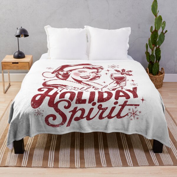 Item preview, Full of Holiday Spirit Funny Wine Christmas designed and sold by Ortigzitoun.