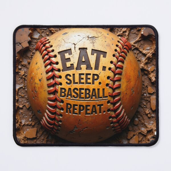 Item preview, Eat Sleep Baseball repeat for baseball lovers | Baseball lovers gift Active T-Shirt designed and sold by MaciejRudzinsky.