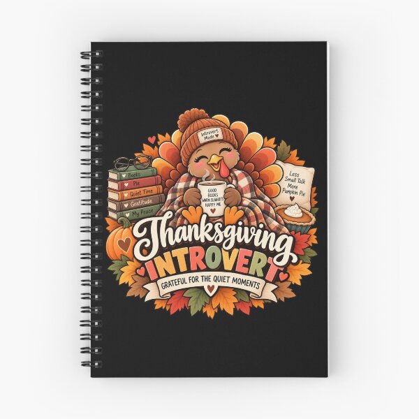Item preview, Thanksgiving Introvert Gift Quiet Moments Cozy Fall Style designed and sold by Corvoria.
