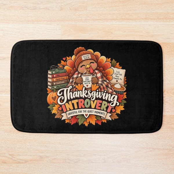 Item preview, Thanksgiving Introvert Gift Quiet Moments Cozy Fall Style designed and sold by Corvoria.
