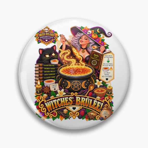 Item preview, MISS HEARD'S - ✨MISHEARD MAGIC COLLECTION✨ - THE HALLOWEEN INCANTATION - WITCHES' BRÛLÉE designed and sold by WheelieGdArt.