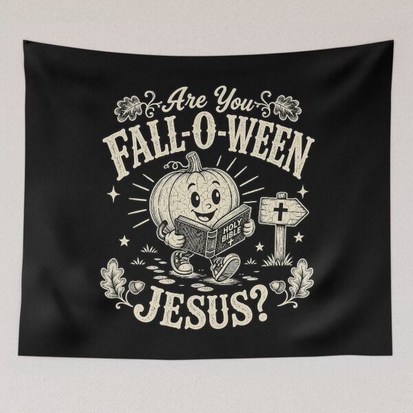 Item preview, Are You Fall O Ween Jesus Cute Christian Pumpkin Retro Design designed and sold by luffyShop1.