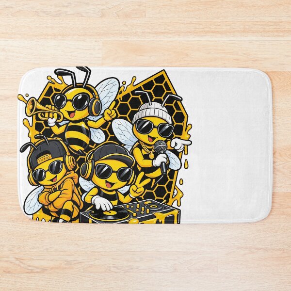 Item preview, Bees Shirt Hip Hop Style Rap Music Lover designed and sold by stmpdwrld.