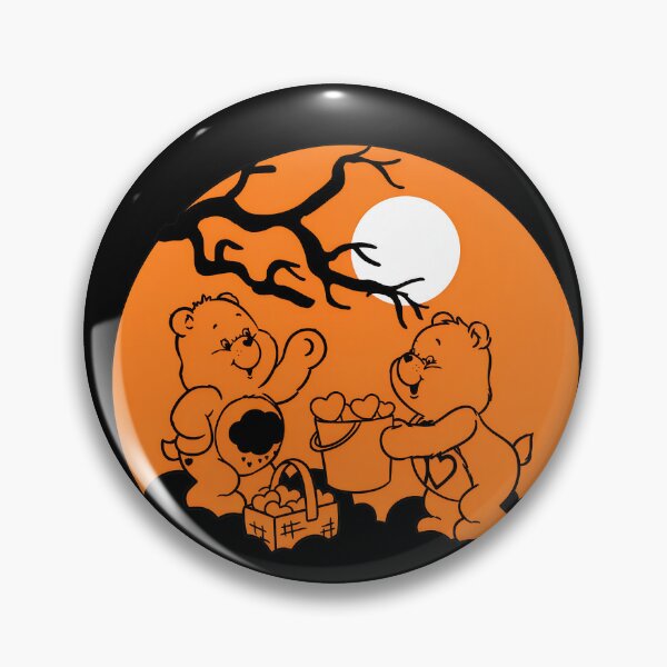 Item preview, Vintage Care Bears Orange Moon Trick or Treat Silhouette designed and sold by ZEtexaxe.