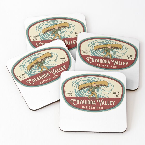 Item preview, Cuyahoga Valley National Park Ohio Vintage Canoe Patch designed and sold by LittleArij.