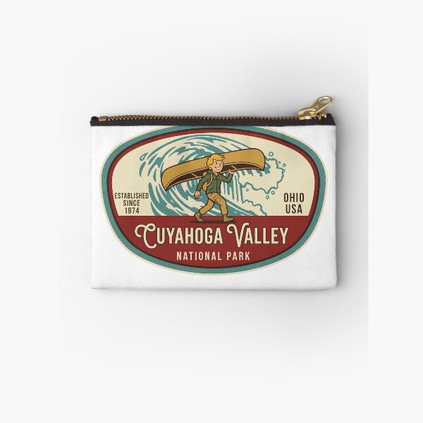 Item preview, Cuyahoga Valley National Park Ohio Vintage Canoe Patch designed and sold by LittleArij.