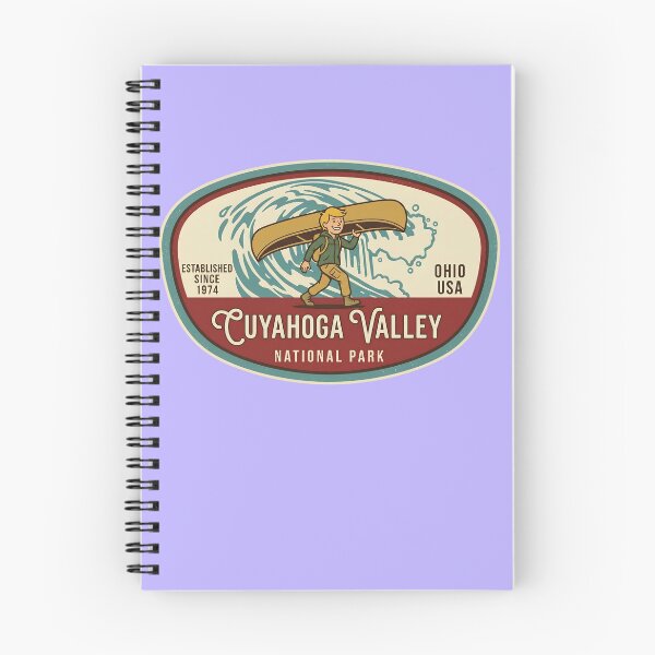 Item preview, Cuyahoga Valley National Park Ohio Vintage Canoe Patch designed and sold by LittleArij.